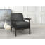 Fabric Upholstered Accent Chair 1Pc Solid Rubberwood Living Room Furniture-1510350044