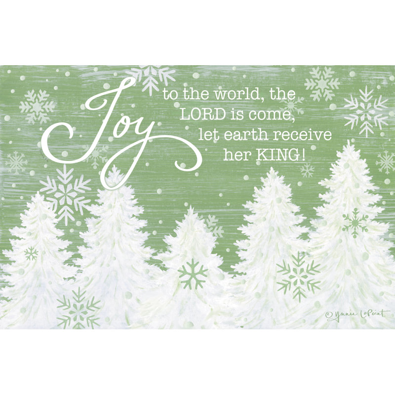 «Joy to the world» par Annie Lapoint, peinture, Non, H 8 po x l 12 po, Toile encadrée noire