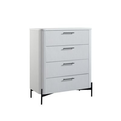 Commode 4 tiroirs à conception contemporaine
