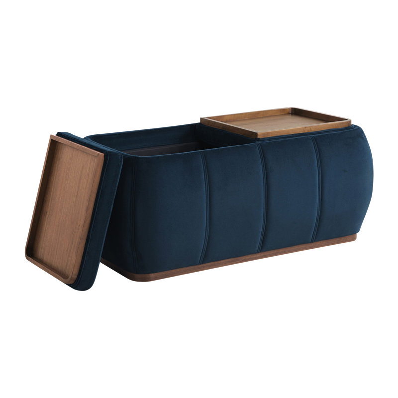 Repose-pieds avec rangement 44,1 po Coddle® Optic, Marine