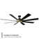 Aura 8 - Blade Indoor/Outdoor Smart Ceiling Fan with Adjustable CCT 2700K-3000K-4000K-5000K LED Light Kit and Remote Control Included, Works With Alexa and iOS or Android App