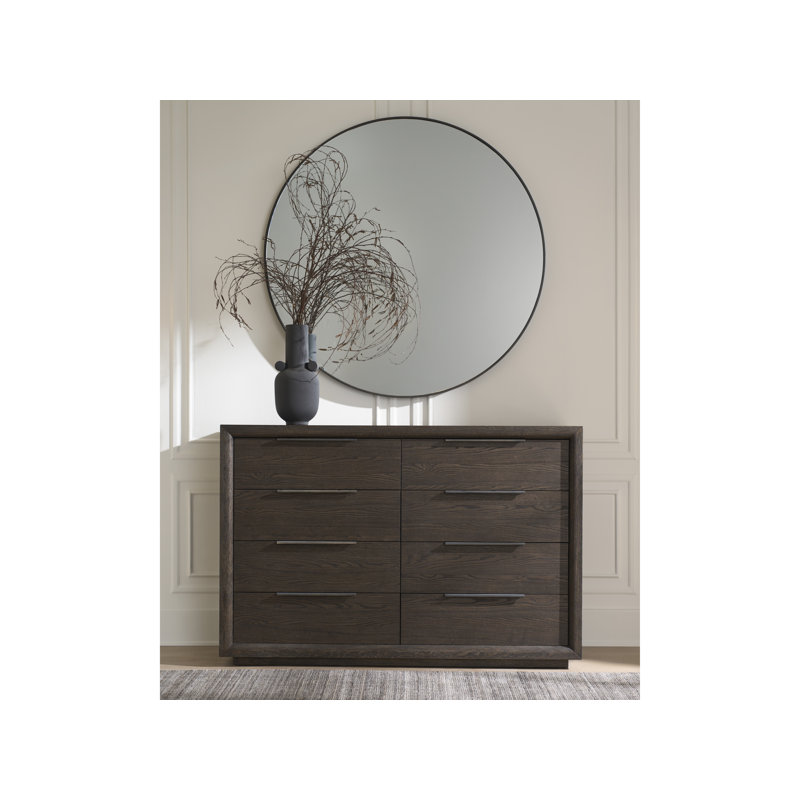 Modern 8 - Drawer Dresser, Brown