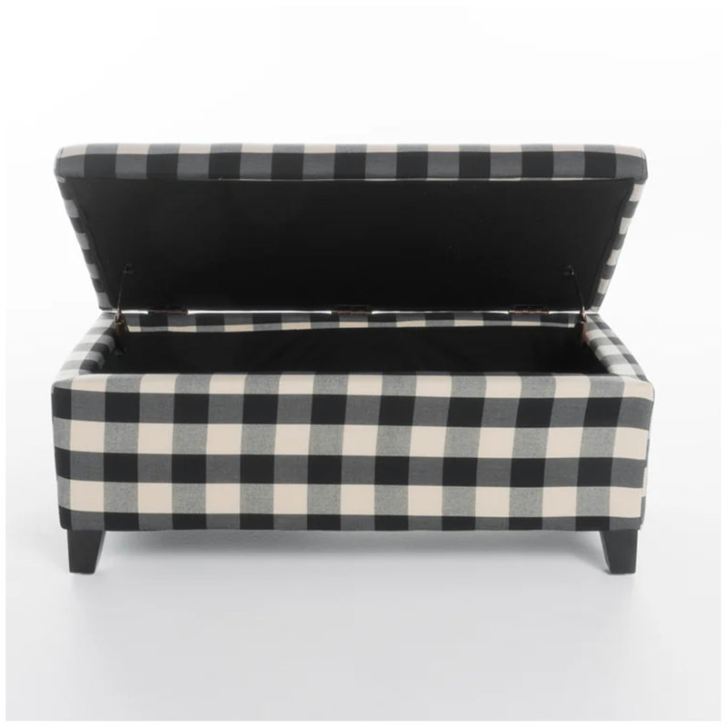 OTTOMAN DE RANGEMENT, Noir, noir, noir, noir