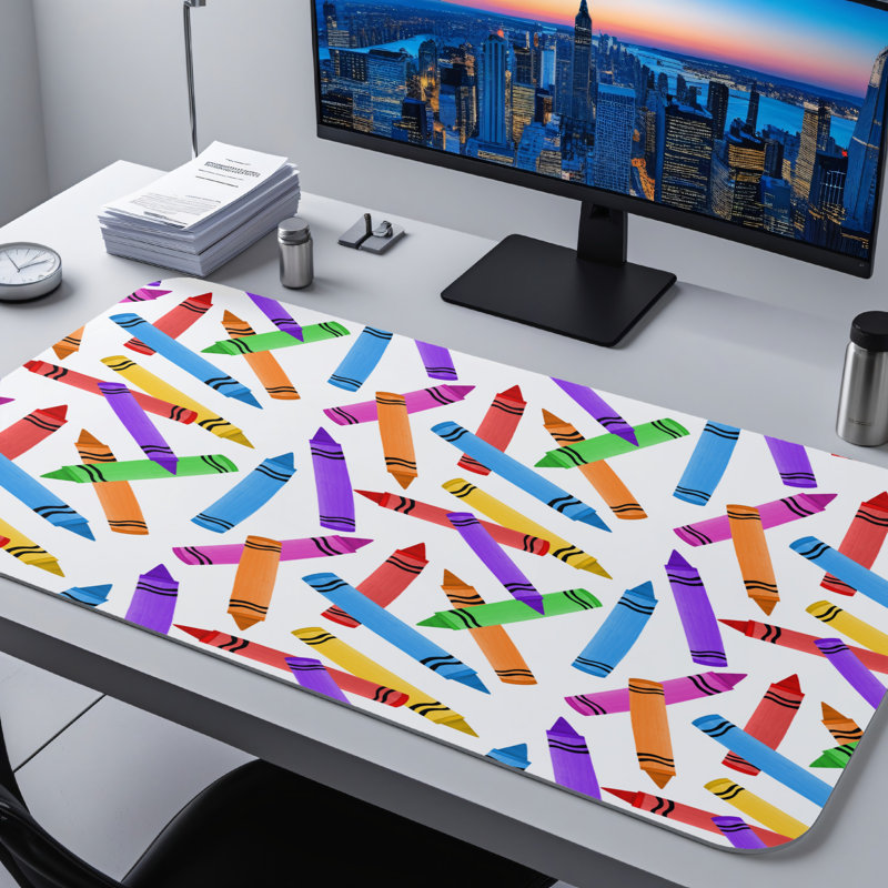 Polyester Desk Pad, 23.6x13.8