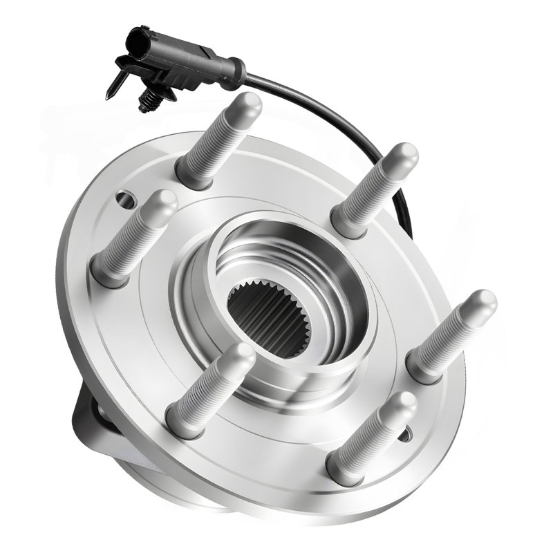Ensemble de roulement de roue avant et de moyeu 2 pièces compatible avec Cheval Avalanche GMC Sierra 1500 de 2007 à Cadal Escalade EXT 2007-2014 Tahoe, 515096, 6 pattes avec capteur ABS, ensemble de moyeu de roulement de roue