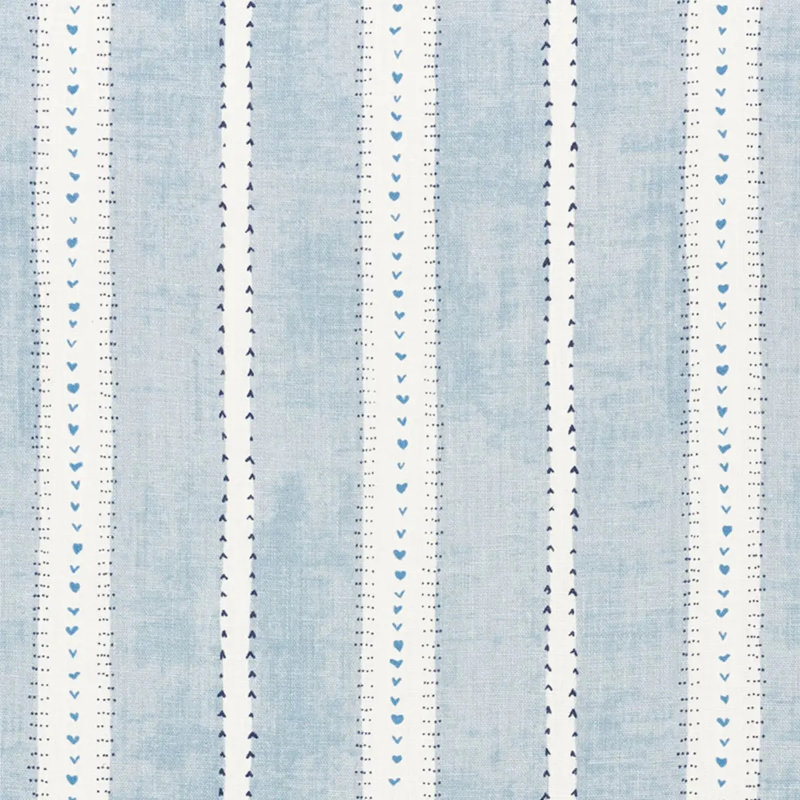 Amour Fabric, Blue