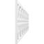 Moulure de charpente en PVC de qualité architecturale l 46 5/8 po x H 8 po x T 3/8 po-97745344-97745349