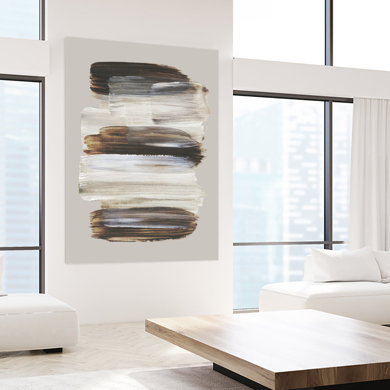 «Abstract Brush Strokes 108» par Mareike, H 72 po x l 48 po