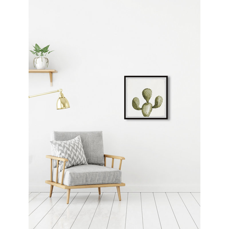 Cactus Arms - Single Picture Frame Painting, 61cm H x 61cm W x 3.81cm D
