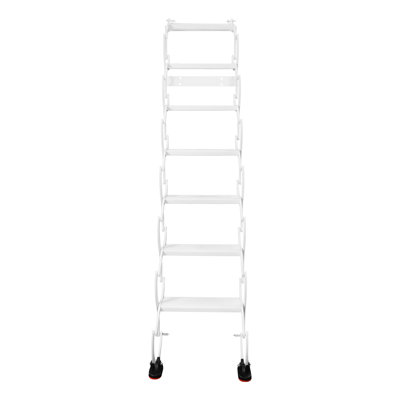 7 Steps Wall Mounted Retractable Folding Ladder