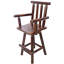 Tabouret de bar rustique - Fabrication en bois de sapin-583867447