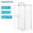 Shower Door 48" W X 76"H Single Sliding Bypass Shower Enclosure-111670934