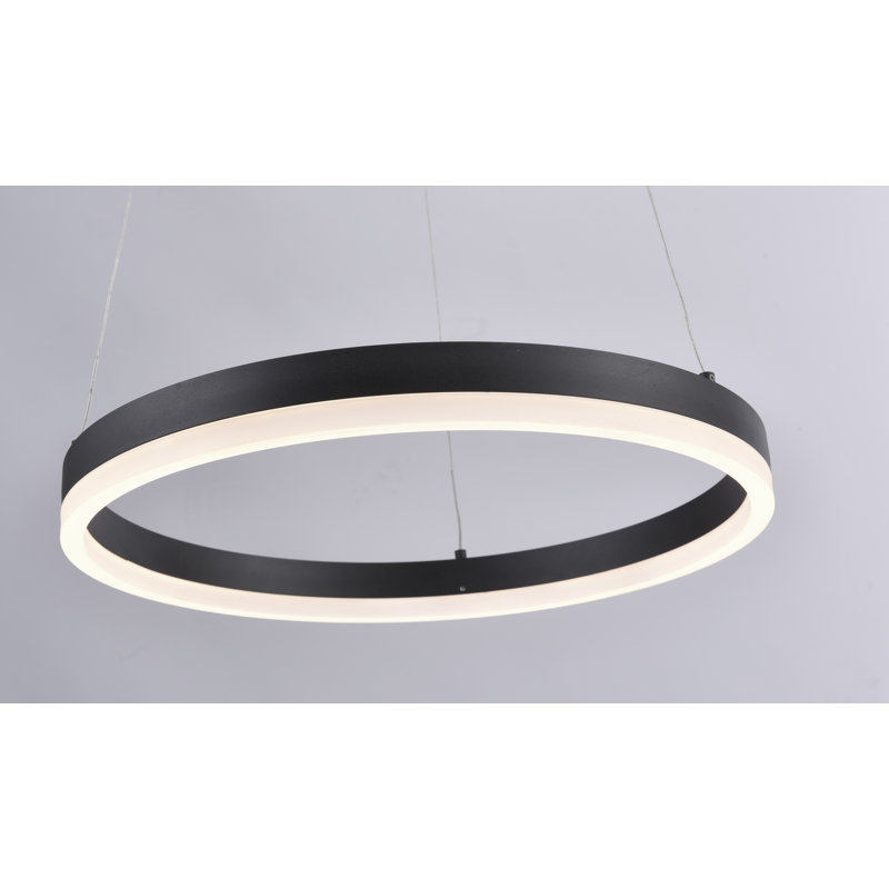 Karev 1 - Light Geometric LED Chandelier, 120cm H x 60cm W x 60cm D