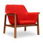 Fauteuil d'appoint en lin Miller-191824007