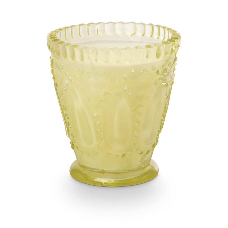 Vintage Yellow Soy Scented Jar Candle