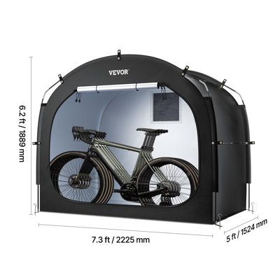 Outdoor Bike Storage Tent Spacious Waterproof Bike Tent for 4 to 5 Bikes