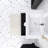 24'' Wall-Mounted Single Bathroom Vanity  With Integrated Resin Top-1582726766