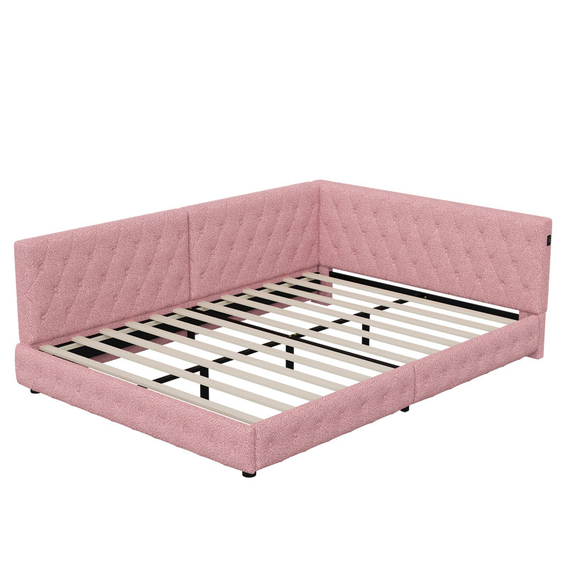 Bed, European Double (140 x 200 cm), Pink