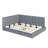 Full Size Velvet Upholstered Daybed/Sofa Bed Frame