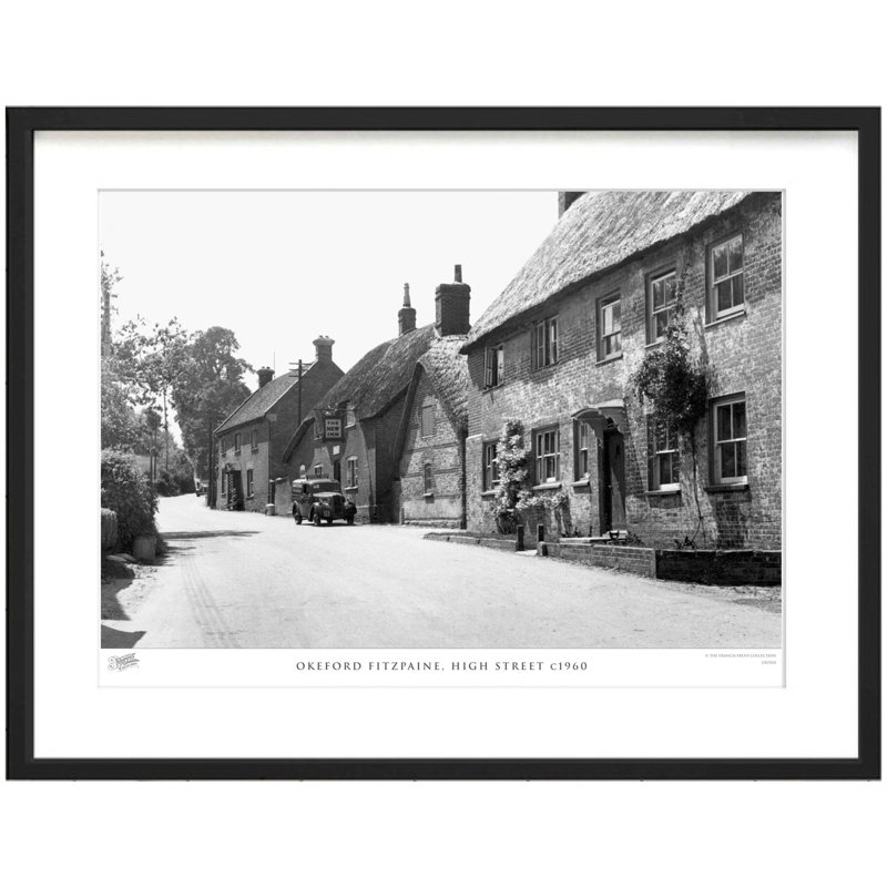 Okeford Fitzpaine, High Street C1960 by Francis Frith - Single Picture Frame Print, 45cm H x 60cm W x 2.3cm D