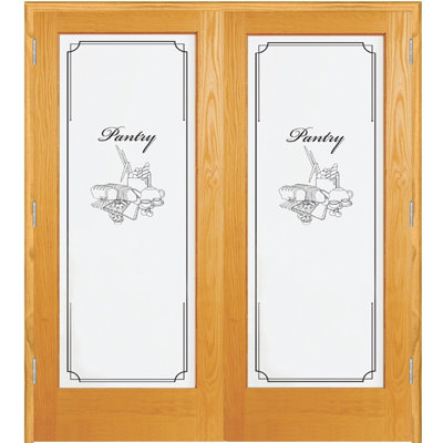 Pantry Glass French Doors