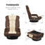 55cm Wide Swivel Ergonomic Recliner-70612429