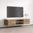Fly 63" Modern Floating Wall Mounted TV Stand with LED Lighting, High Gloss Finish-268039356