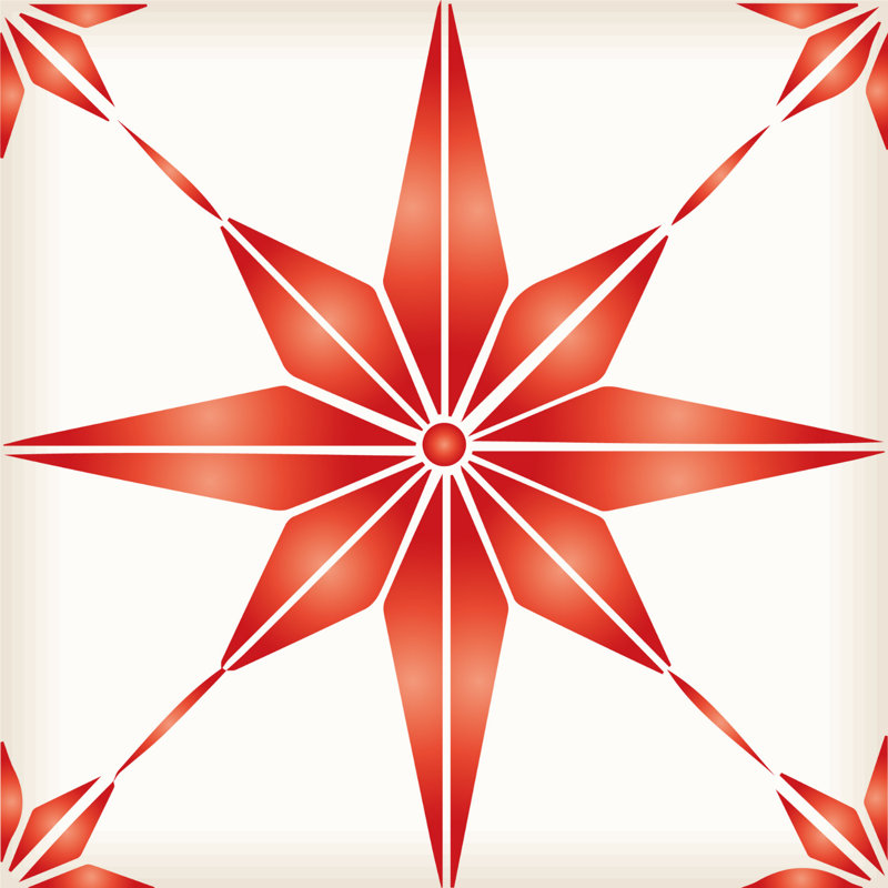 Darksalmon Vinyl Peel and Stick Mosaic Tile Set, 6x6-inch