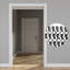 Semi Sheer Door Curtain