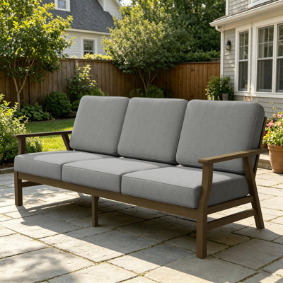 Patio Outdoor Sofa with Cushions