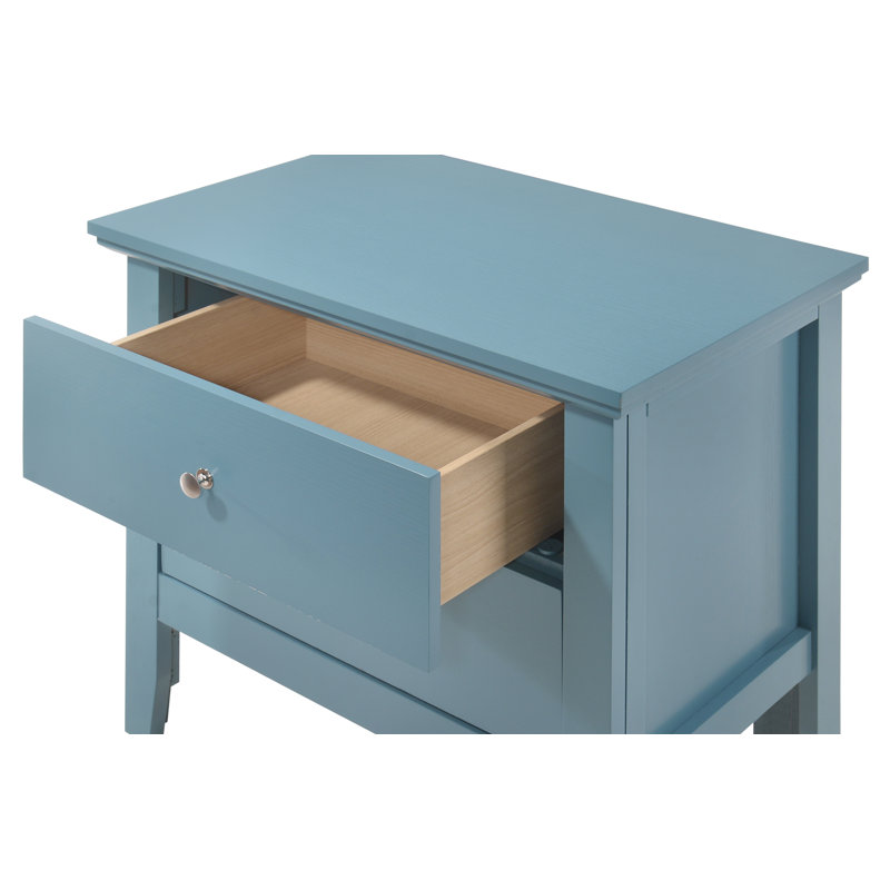 Nightstand, Teal Blue
