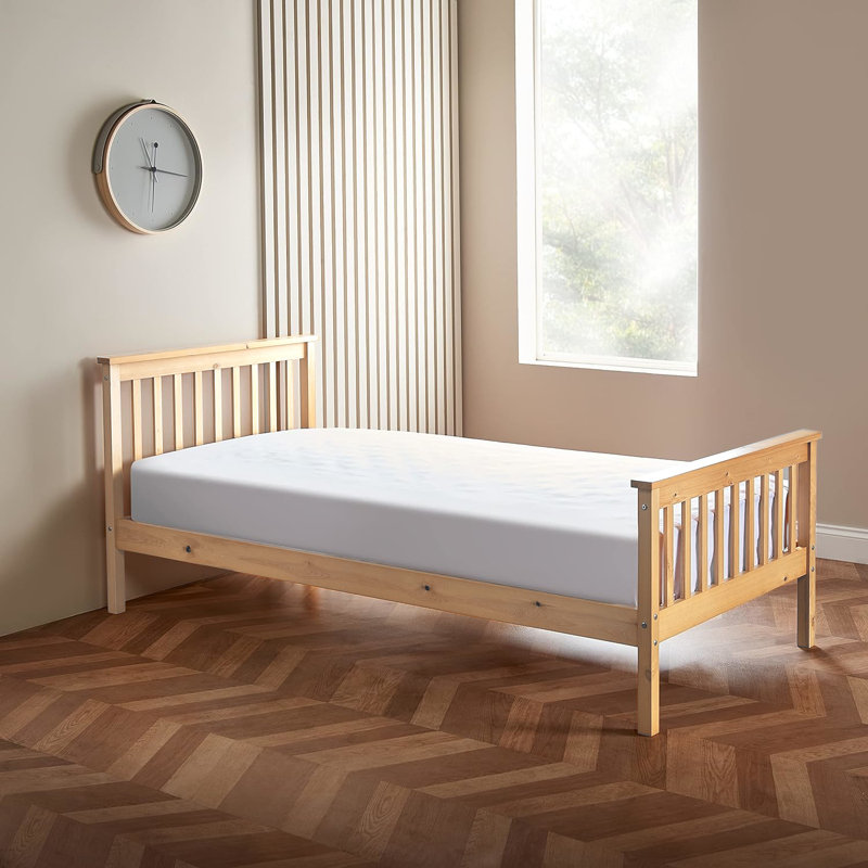 Anbria Bed with Mattress, Single (90 x 190 cm)