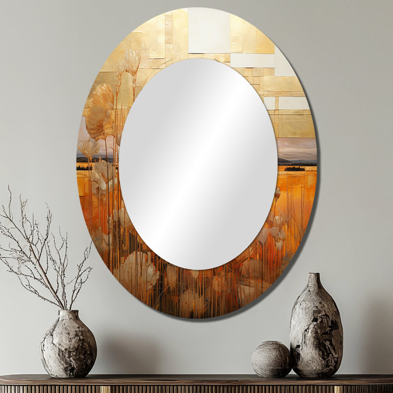 Miroir mural Golden Sunset, 40 po x 30 po