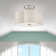 Swarthout Fabric Semi Flush Mount