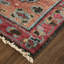 Piraj Wool Geometric Area Rug in Red-669164271