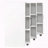 Slide Out Storage Bookcase with 3 Pulled Out Doors