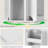 360° Rotating White House-Shaped Bookshelf