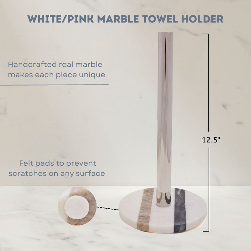 Marble Paper Towel Holder