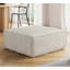 Luxueux canapé-repose-pieds modulaire en mousse haute densité et assise très longue pour un confort et une polyvalence ultimes