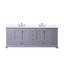 Ensemble de meuble-lavabo double 84 po Dukes-112871442-87292600