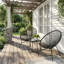 Ensemble de meubles de patio 3 pièces toutes saisons Clap Acapulco avec table basse Clancy