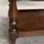 Console en bois massif noyer