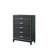 Weathered Black Finish Chest-2035130980