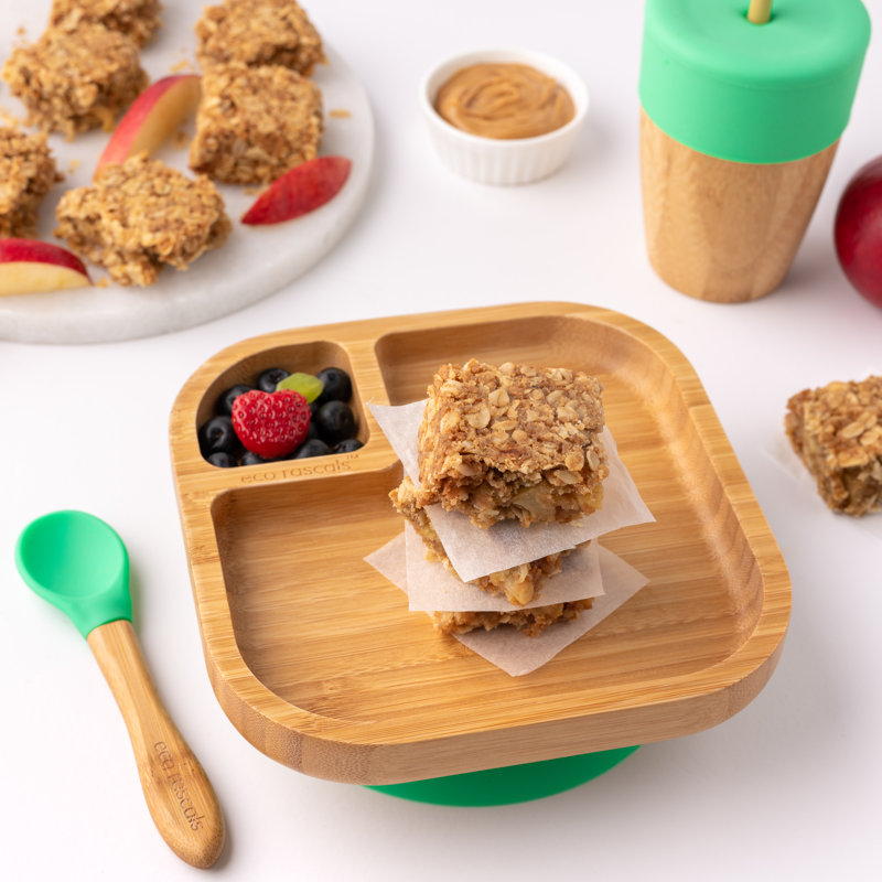 Bamboo Baby Plate, Green