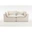 Canapé d'angle modulaire surdimensionné Cloud Couch, 2 places, blanc antique-1435367521