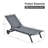 Pryer Outdoor Metal Chaise Lounge-1928109642