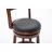 Analuz Swivel Upholstered Counter Stool with Solid Wood Frame-2143725344-2143725345