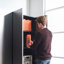 Armoire de garage l 96 po x H 72 po x P 20 po, série B, dispositif de fermeture en douceur, fixation murale, rangement très profond, eau et chaleur, égratignure aspect métal élégant 96 po. 72 20 B - série E0