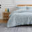Down Alternative filling Oversized Reversible Comforter Set with matching shams-1408324754