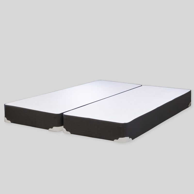 Continental Sleep, 8" Sturdy Wood Box Spring For Mattress Support With Simple Assembly Queen